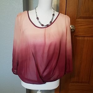 A. Byer blouse top. Sz M